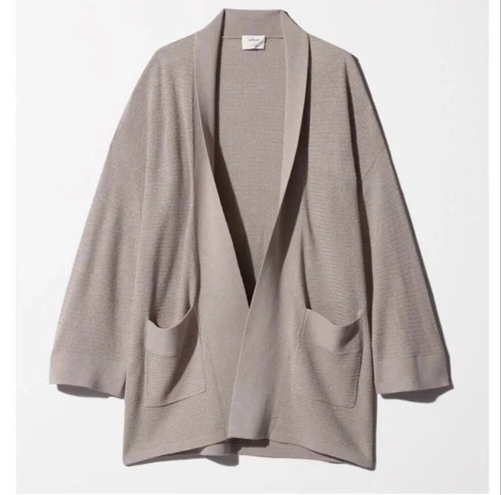 Aritzia Copernic Cotton Silk Cashmere Blend Cardigan XS - Picture 9 of 9